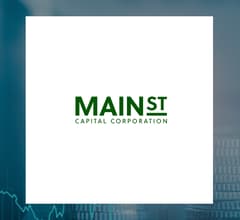 Image for Main Street Capital (NYSE:MAIN) Releases Quarterly Earnings Results, Beats Estimates By $0.03 EPS