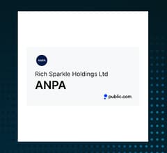 Image for Rich Sparkle (NASDAQ:ANPA) Trading Down 11.7%  – Here’s Why