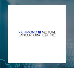 Image for Richmond Mutual Bancorporation, Inc. (RMBI) to Issue Quarterly Dividend of $0.15 on March 11th