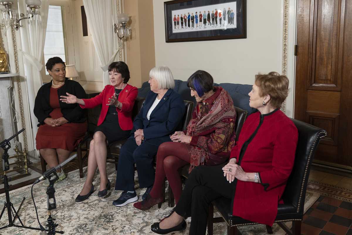 Shalanda Young, Susan Collins, Patty Murray, Rosa DeLauro, Kay Granger