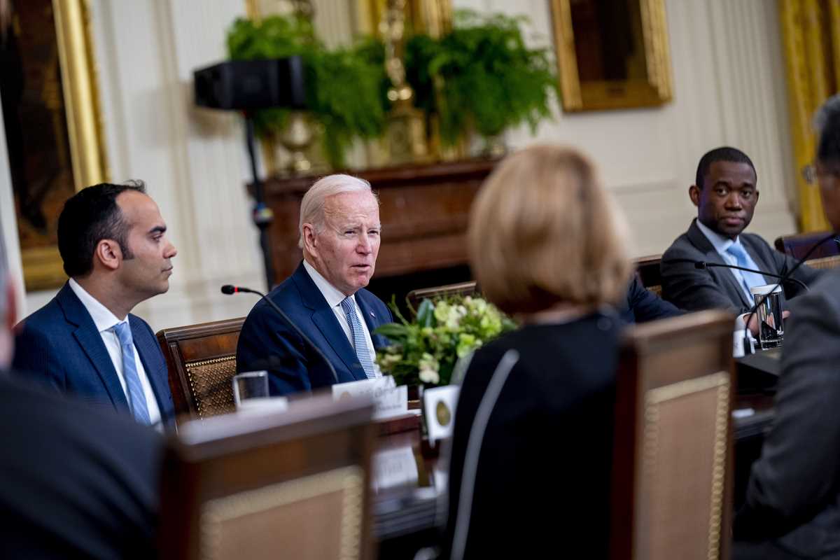 Joe Biden, Rohit Chopra, Wally Adeyemo