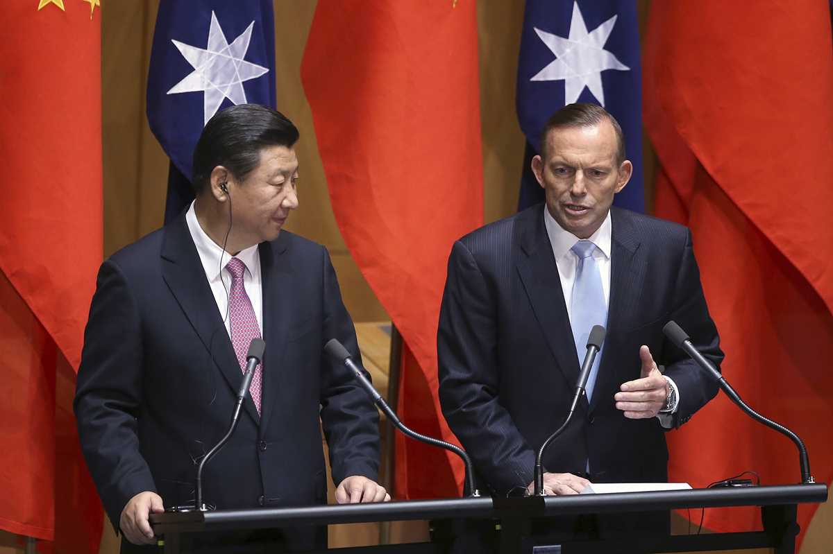 Xi Jinping, Tony Abbott