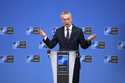 NATO Secretary General Jens Stoltenberg speaks during the launch of the NATO Secretary General's An…