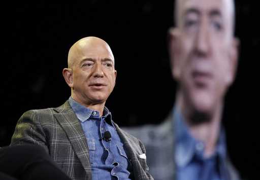 Amazon CEO Jeff Bezos speaks at the Amazon re:MARS convention in Las Vegas on June 6, 2019