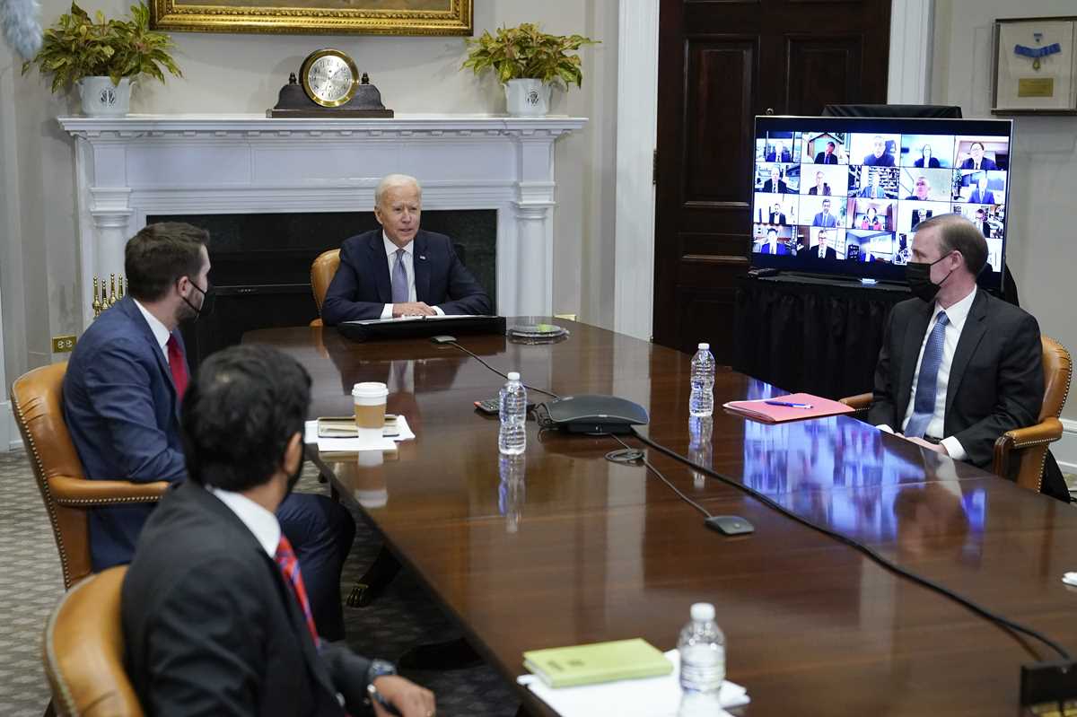 Joe Biden, Brian Deese, Jake Sullivan