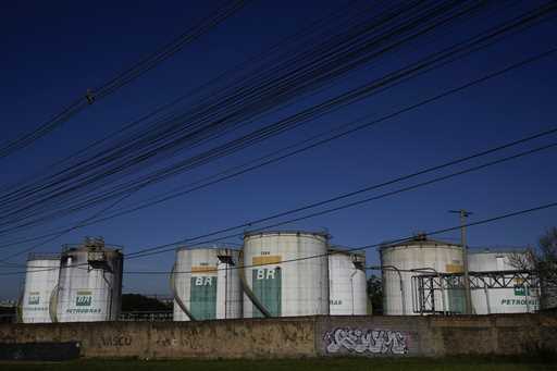 Fuel reservoirs of the Petrobras Distribution Center stand in Brasilia, Brazil, Wednesday, May 15, …