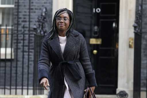Kemi Badenoch, Britain's Secretary of State for International Trade and President of the Board of T…