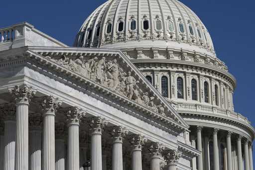 The Capitol Dome and East Front of the of the House of Representatives is seen in Washington, Wedne…