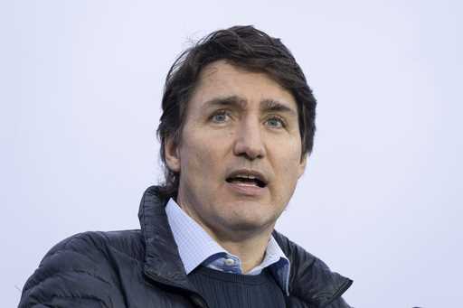 Canada Prime Minister Justin Trudeau speaks during a news conference on housing in Vancouver, Canad…