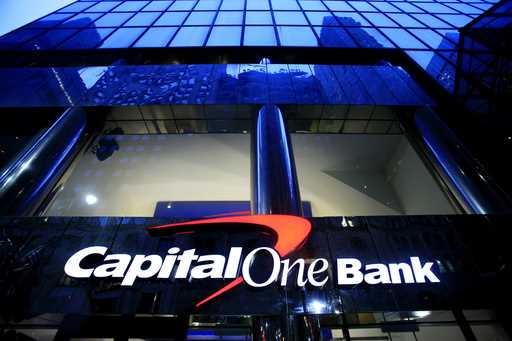 A branch office of Capital One Bank is pictured on May 7, 2009, in New York