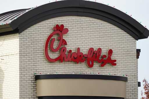 A Chick-fil-A location in Philadelphia is shown Wednesday, November 17, 2021