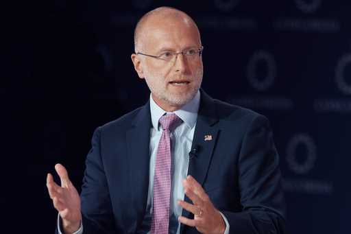 Federal Communications Commission chairman Brendan Carr speaks during the Concordia Annual Summit i…