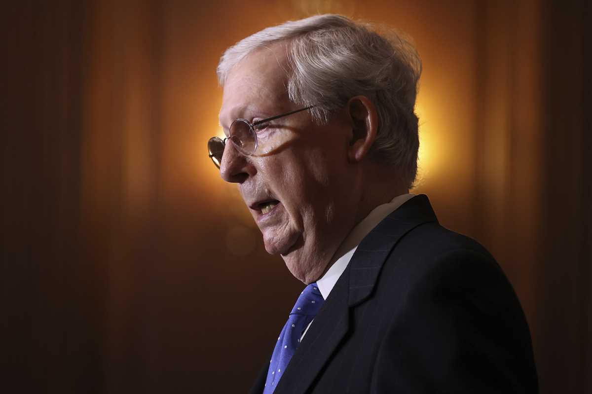 Sen. McConnell And GOP Leadership Hold Weekly News Conference