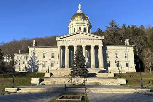 The Vermont Statehouse is shown January 2, 2024, in Montpelier, Vt