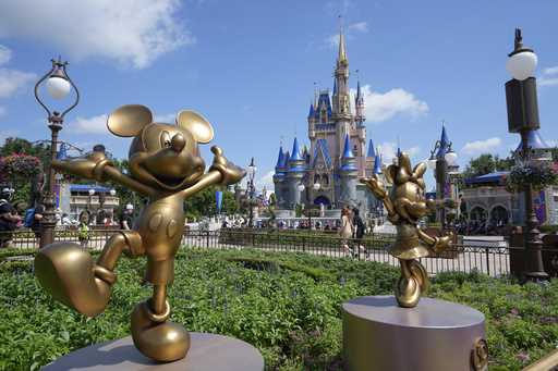 The Cinderella Castle is seen at the Magic Kingdom at Walt Disney World Friday, July 14, 2023, in L…