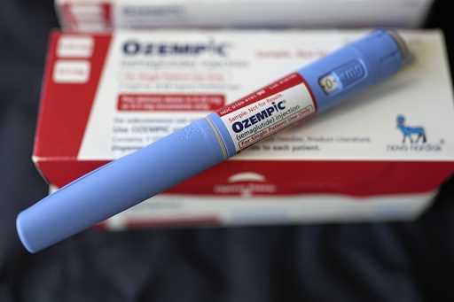 The injectable drug Ozempic is displayed, July 1, 2023, in Houston