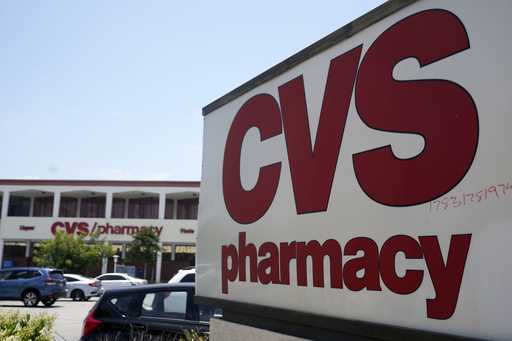 A sign marks a CVS branch on Tuesday, May 16, 2023, in Pasadena, Calif