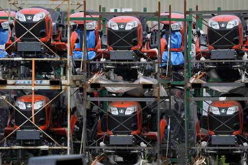 Kubota tractors are stored in Uniontown, Pa