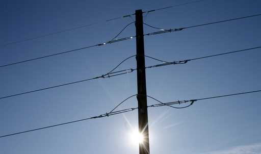 Vermont Electric Power Company transmission lines are seen on February 8, 2012, in Waterbury, Vt