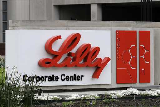 A sign for Eli Lilly & Co