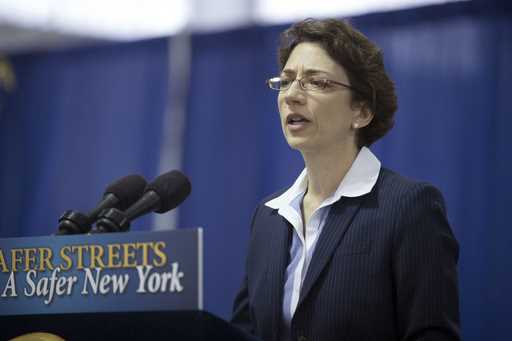 FILE -Polly Trottenberg, Commissioner of the New York City Department of Transportation, speaks to …