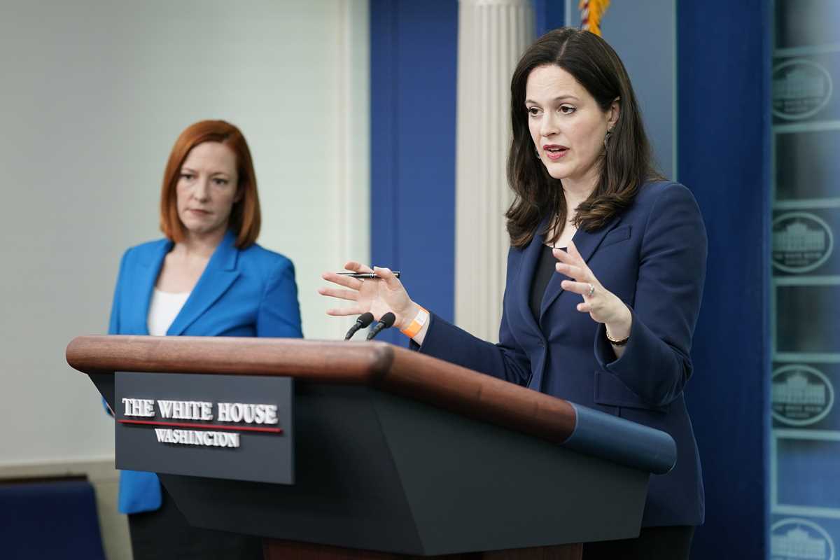 Anne Neuberger, Jen Psaki