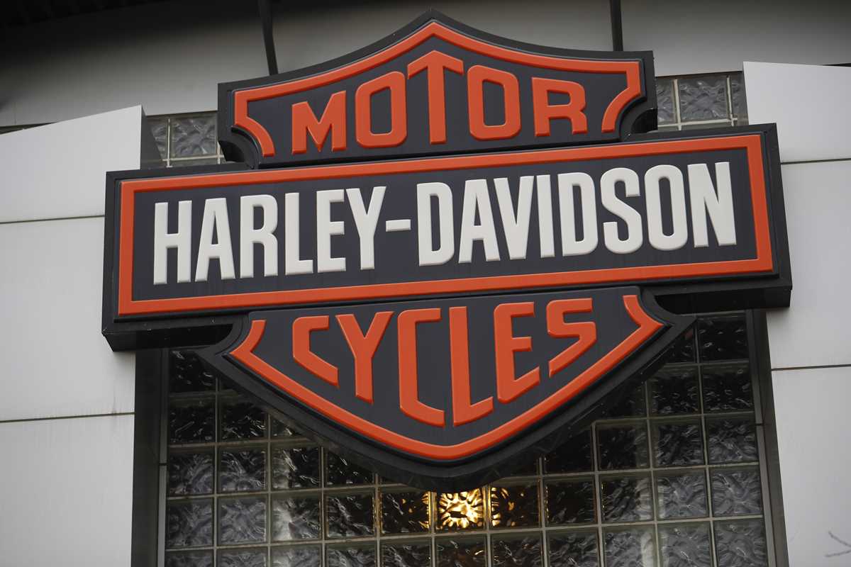 Harley Davidson logo, r m