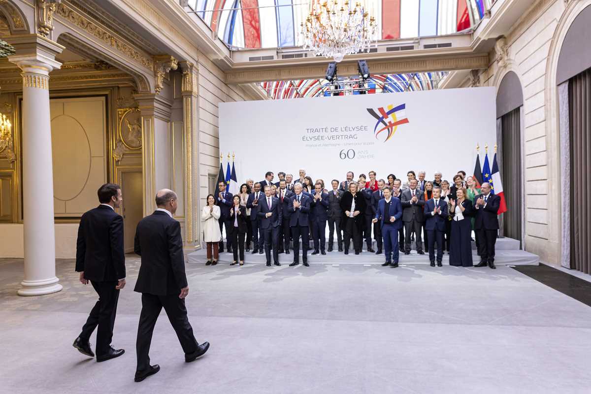 French German cabinets meeting in Paris