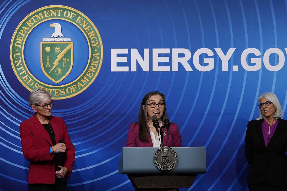 Jennifer Granholm, Kim Budil, Arati Prabhakar