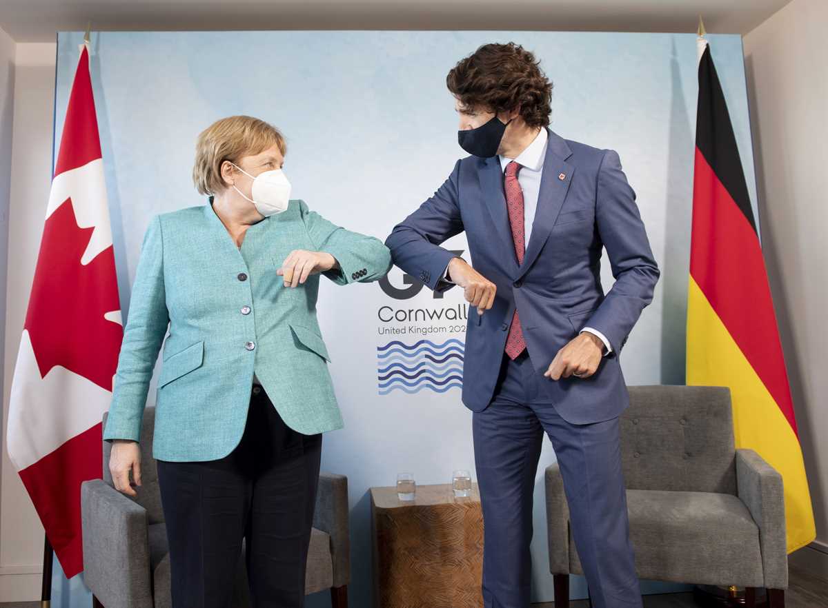 Angela Merkel, Justin Trudeau