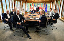 G-7 leaders end summit pledging to hurt Russia economically