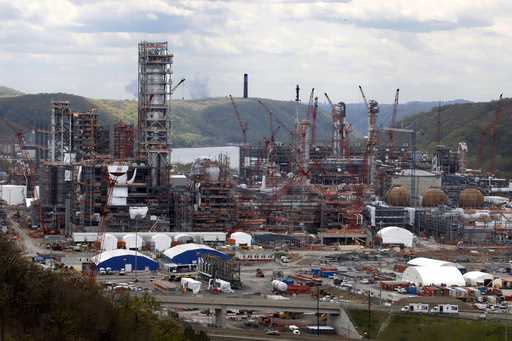 Construction is under way on Shell Pennsylvania Petrochemicals Complex and ethylene cracker plant o…