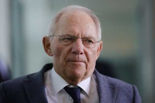 In this October 19, 2016 file photo German Finance Minister Wolfgang Schaeuble arrives for the week…