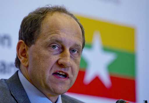 Then European Union Election Observation Mission to Myanmar chief Alexander Graf Lambsdorff speaks …