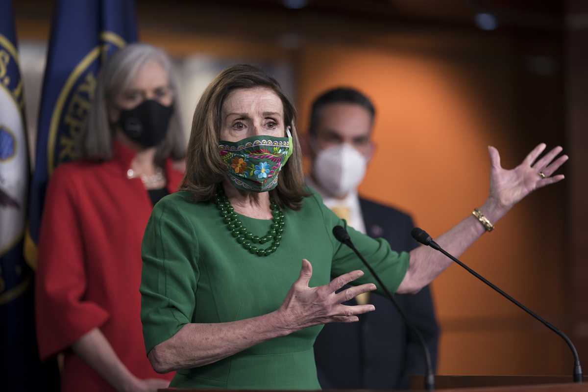 Nancy Pelosi, Katherine Clark, Pete Aguilar