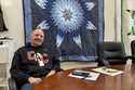 In this photo provided by South Dakota News Watch, Rob Coverdale, superintendent of the Crow Creek …