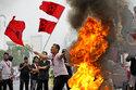 Indonesian students protest against fuel price hikes