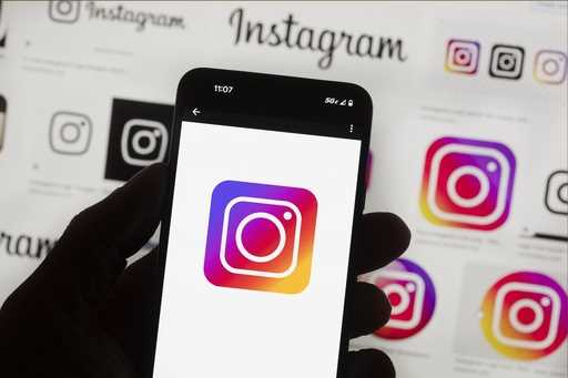 File - The Instagram logo is seen on a cell phone in Boston, USA, October 14, 2022