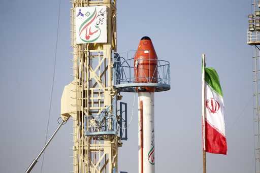 This photo released by the Iranian Defense Ministry on Wednesday, December 6, 2023, claims to show …