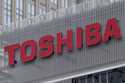 The logo of Toshiba Corp