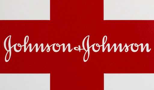 A Johnson & Johnson logo is seen in Walpole, Mass