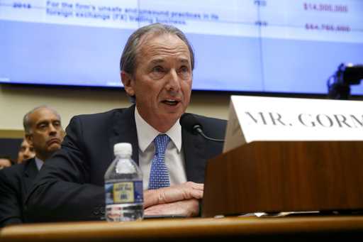Morgan Stanley chairman and CEO James Gorman testifies before the House Financial Services Commitee…