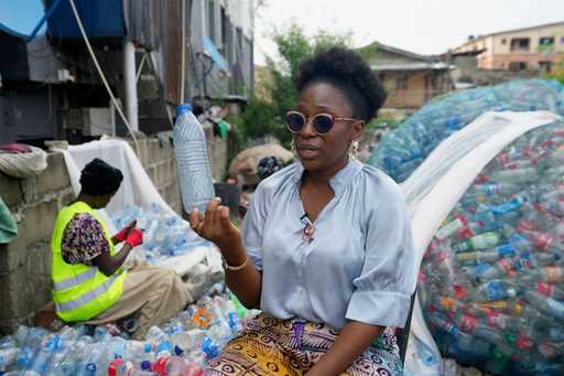 Omoh Alokwe, co-founder of Street Waste Company, told The Associated Press, the increasing plastic …