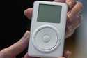 Apple's digital music player, iPod, is displayed after its introduction by Apple Computer Inc