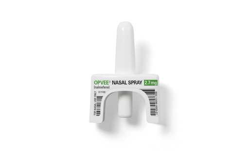 This photo provided by Indivior in May 2023 shows their drug Opvee