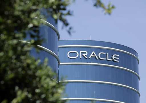 This June 26, 2007 file photo shows the exterior of Oracle Corp