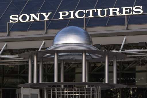 The Sony Pictures Plaza building is seen, December 19, 2014, in Culver City, Calif