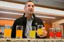 Damien Browne, vice president of research and development for PepsiCo's beverages, is interviewed a…