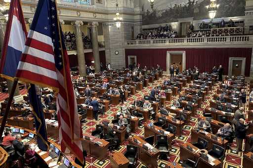 The Missouri House debates legislation, Wednesday, February 28, 2024, at the state Capitol in Jeffe…