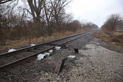 Railroads rely on trackside detectors like this one along a Union Pacific line in western Iowa, see…